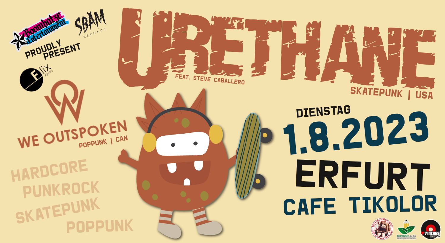 URETHANE feat. Steve Caballero am 1.8.2023 im Tiko Erfurt