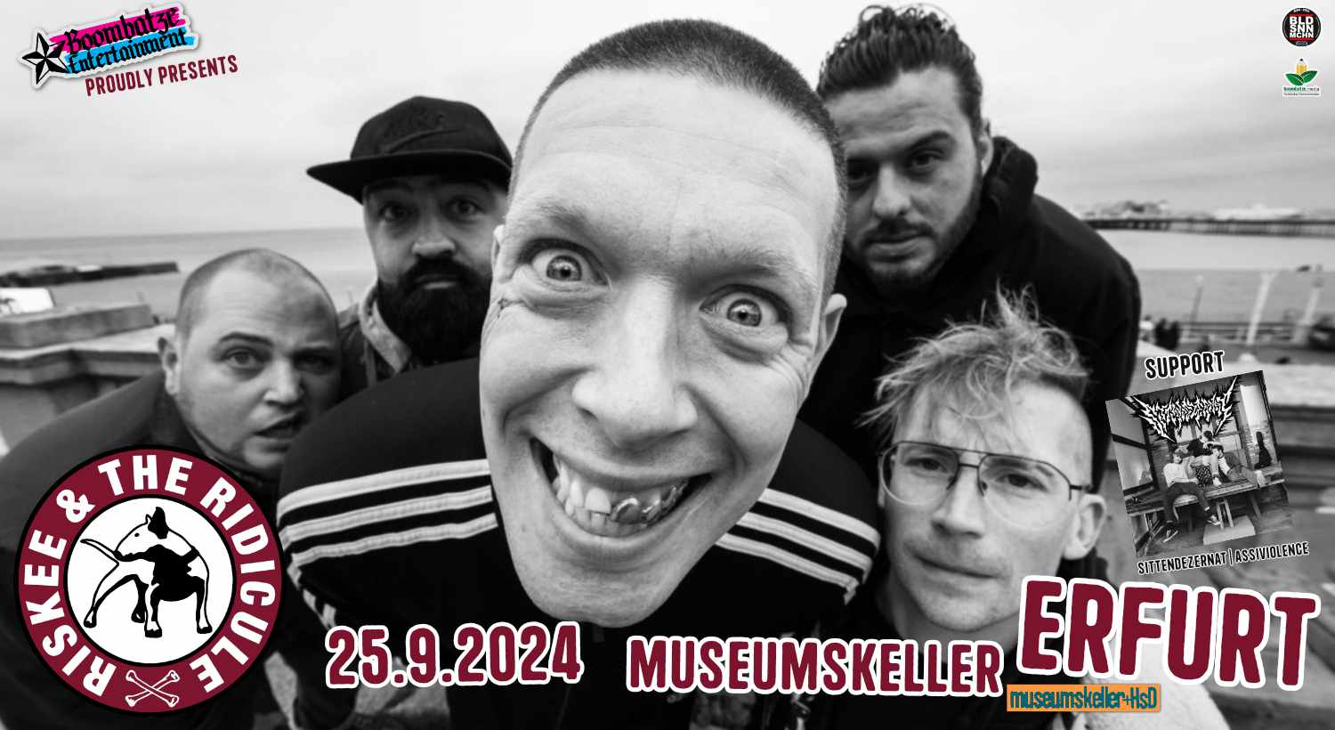 RISKEE & THE RIDICULE [UK] + SITTENDEZERNAT [D] | Museumskeller Erfurt