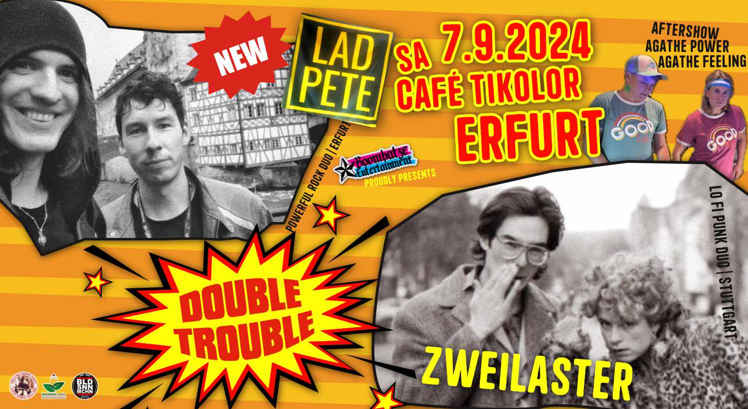 Double Trouble mit ZWEILASTER [Stuttgart] + LAD PETE [EF] | Tiko Erfurt + Aftershow